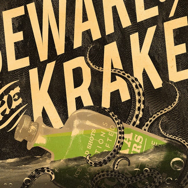 Kraken Halloween Graphic Design Campaign